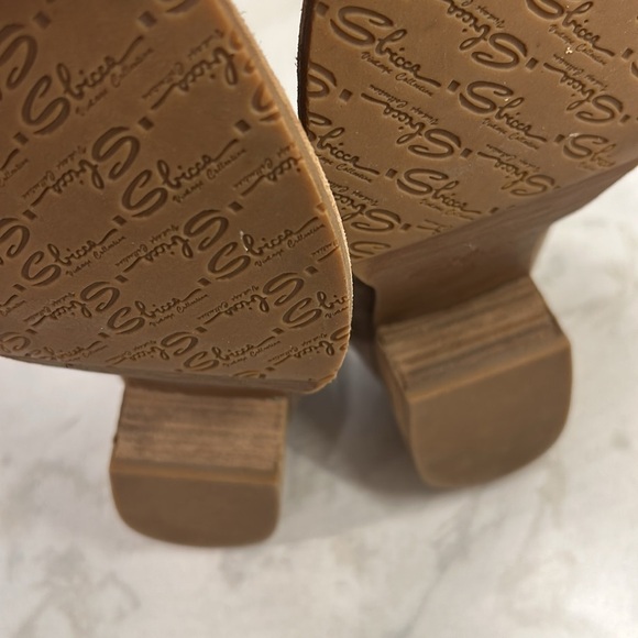 Sbicca Taniss Vintage Laser Cut Suede Leather Women's Mule Clog Zip Booties Boho - Picture 12 of 15